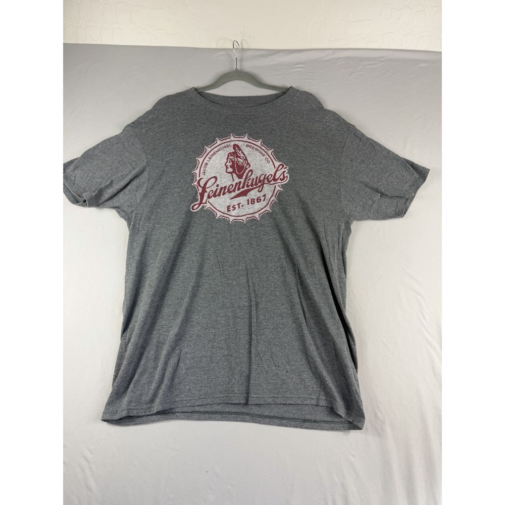 Sonoma grey ss tee, Leinenkugel brewing t-shirt, men's xl